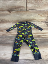 Old Navy Pirate Dinosaur Footless Sleeper Grey sz 12-18m