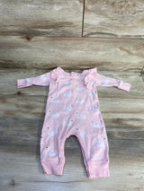 M+A by Monica + Andy Swan Coverall Pink sz 3-6m