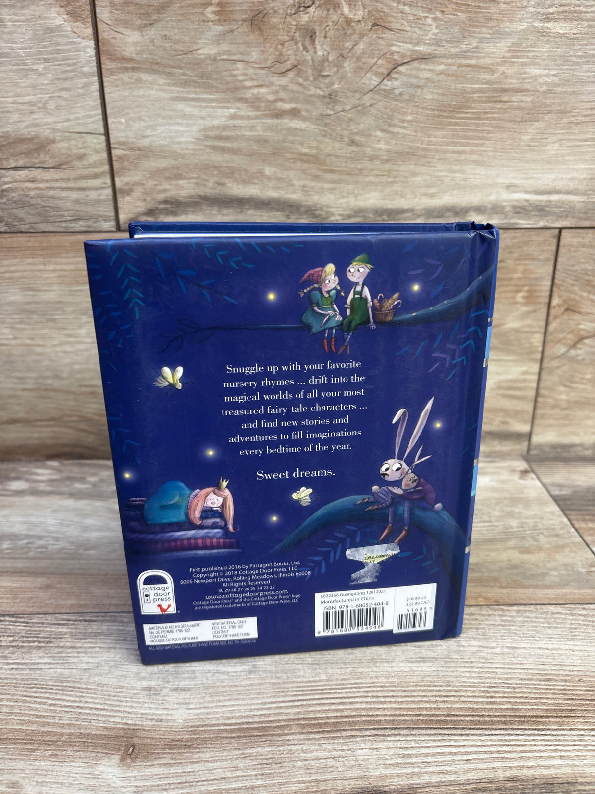 365 Bedtime Stories and Rhymes Hardcover Book