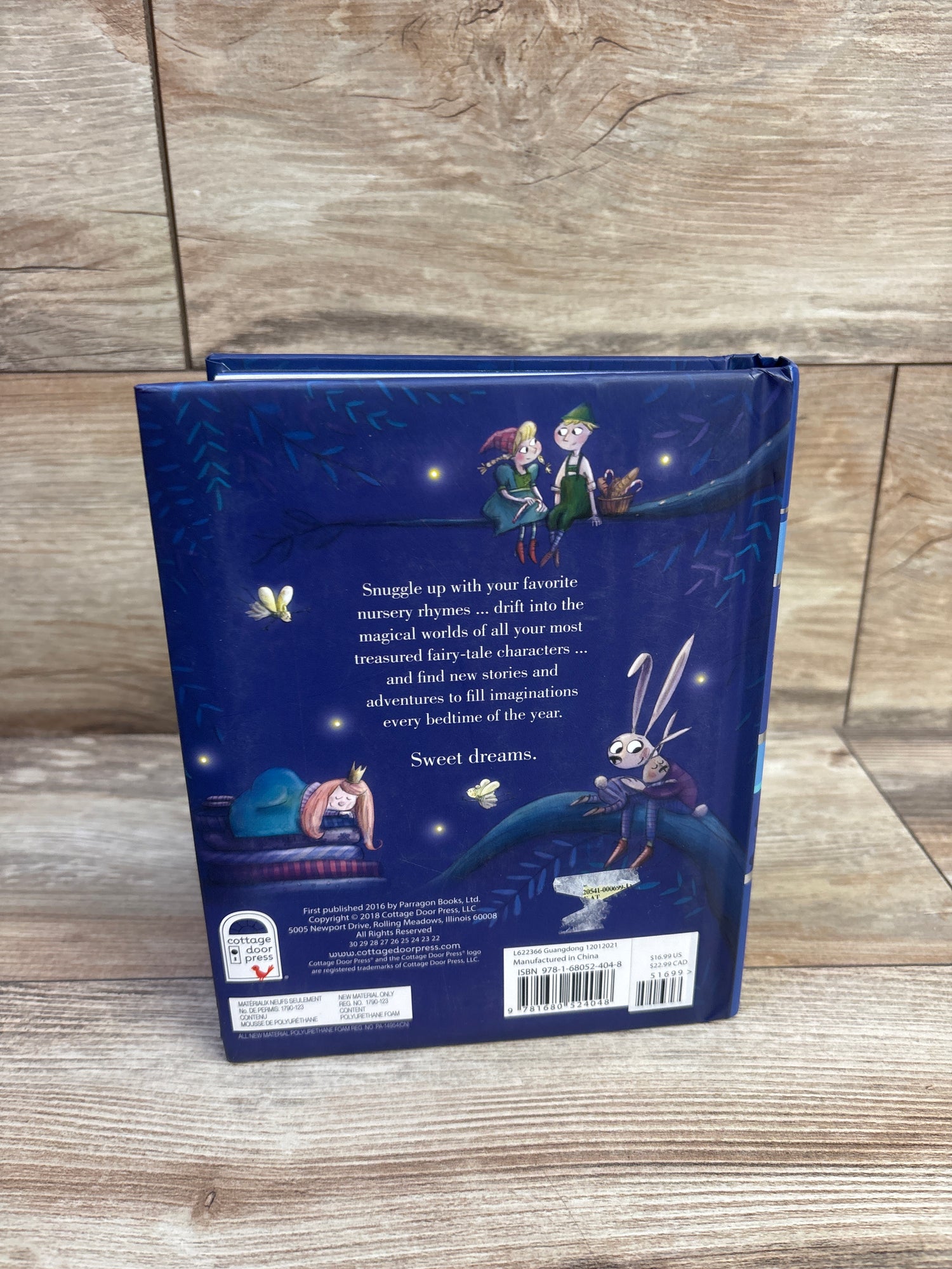 365 Bedtime Stories and Rhymes Hardcover Book