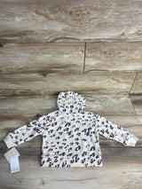 NEW Grayson Mini Leopard Print Pull Over Sweater White sz 18m