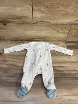 Carter's Sleeper White sz 3m