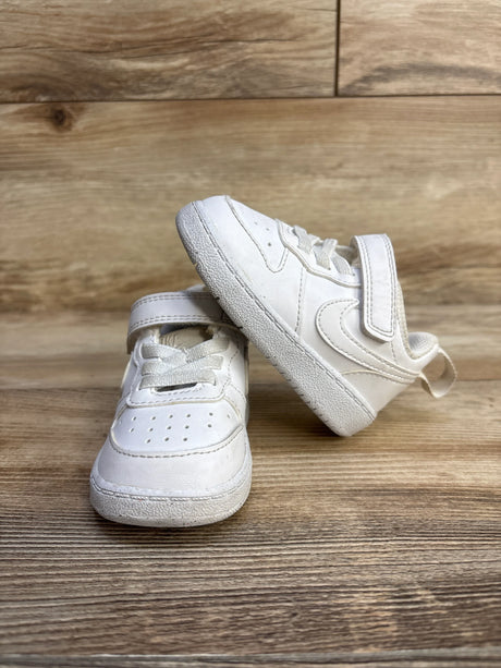 Nike Court Borough Low 2 TD 'White' Sneakers sz 4c - Me n Mommy To Be