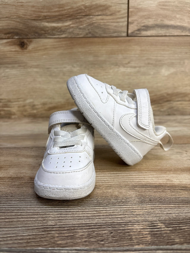 Nike Court Borough Low 2 TD 'White' Sneakers sz 4c - Me n Mommy To Be