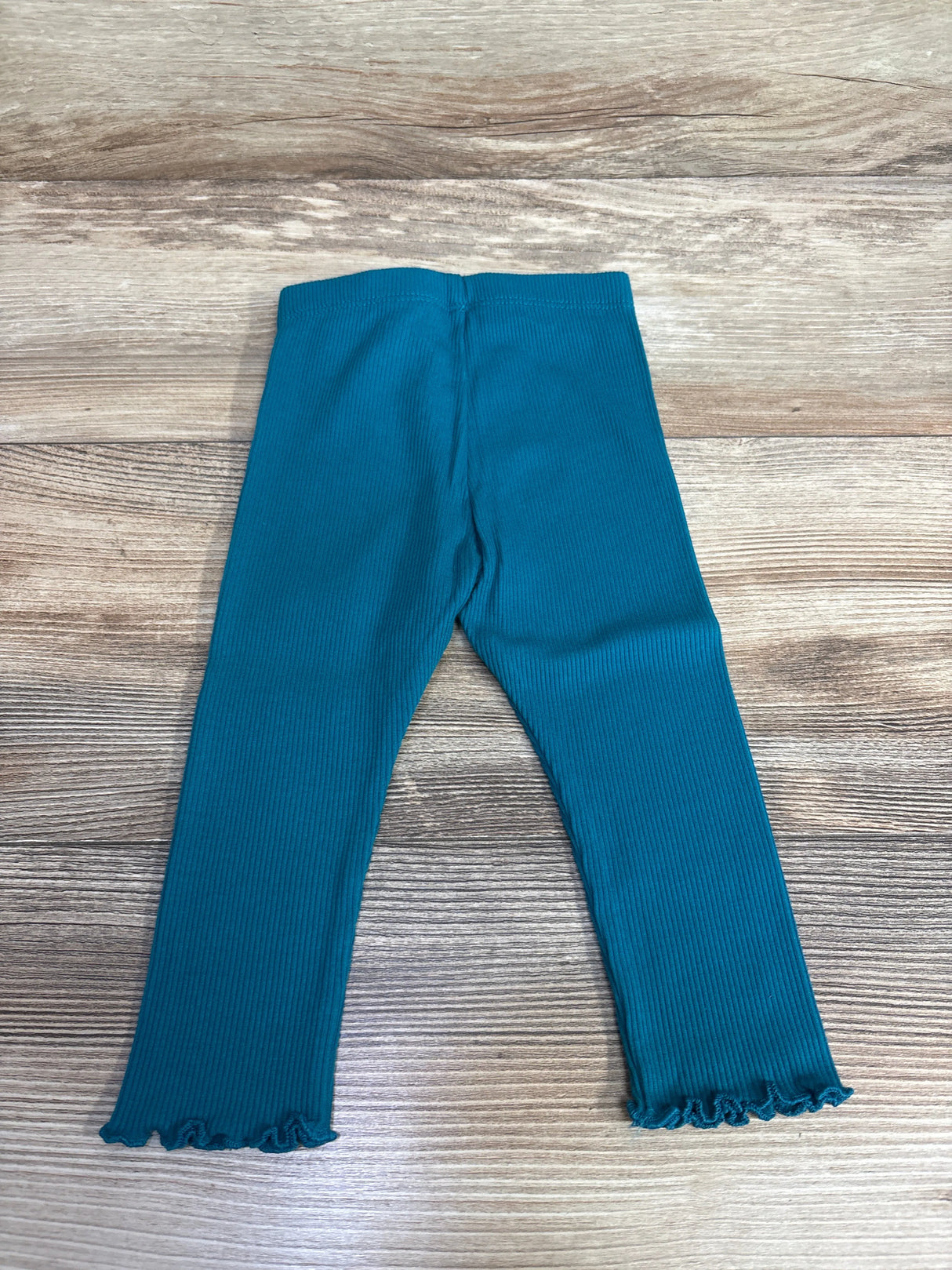 NEW Okie Dokie Ribbed Teal Leggings sz 9m