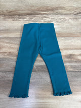 NEW Okie Dokie Ribbed Teal Leggings sz 9m