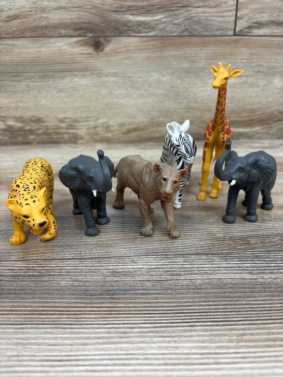 BOLZRA 6pk Safari Animal Figures