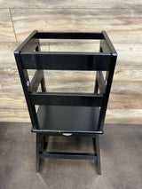 NEW SDADI Mother's Helper Adjustable Height Kitchen Step Stool in Black