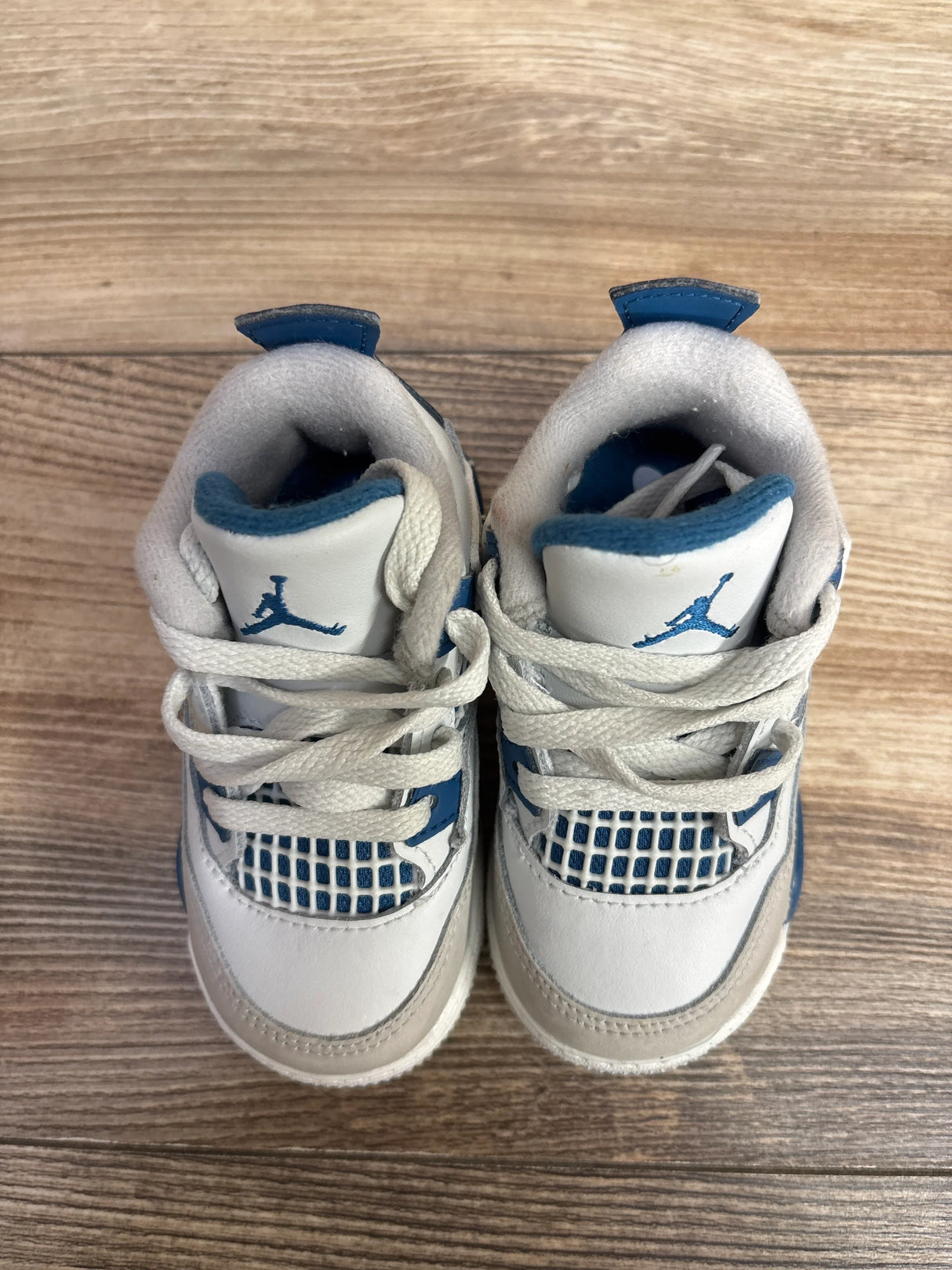 Air Jordan 4 Retro TD 'Military Blue' Sneakers sz 5c