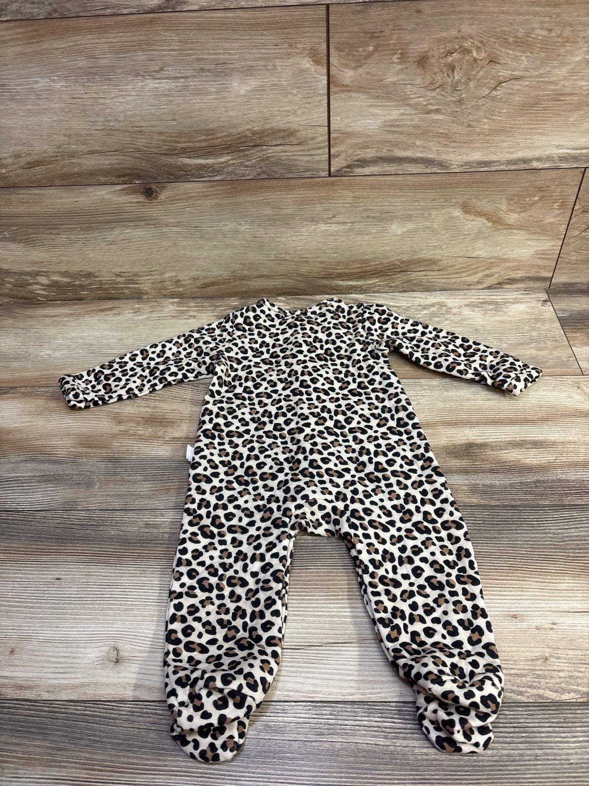 Tahari Quilted Leopard Coverall Beige sz 6-9m