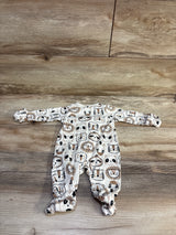 Wonder Nation Sleeper Ivory sz Newborn