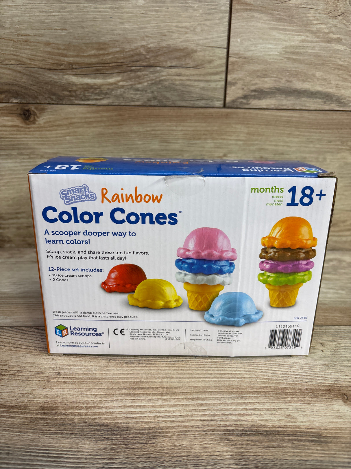 Learning Resources Rainbow Color Cones