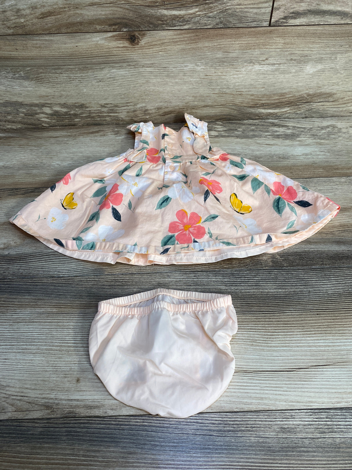 Carter's 2pc Floral Dress & Bloomers Pink sz 3m