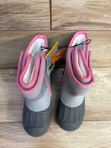 NEW Cat & Jack Lenny Winter Snow Boots Grey sz 11c