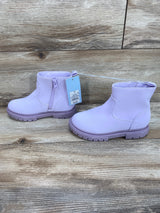 NEW Cat & Jack Flora Zipper Boots Lavender sz 12c