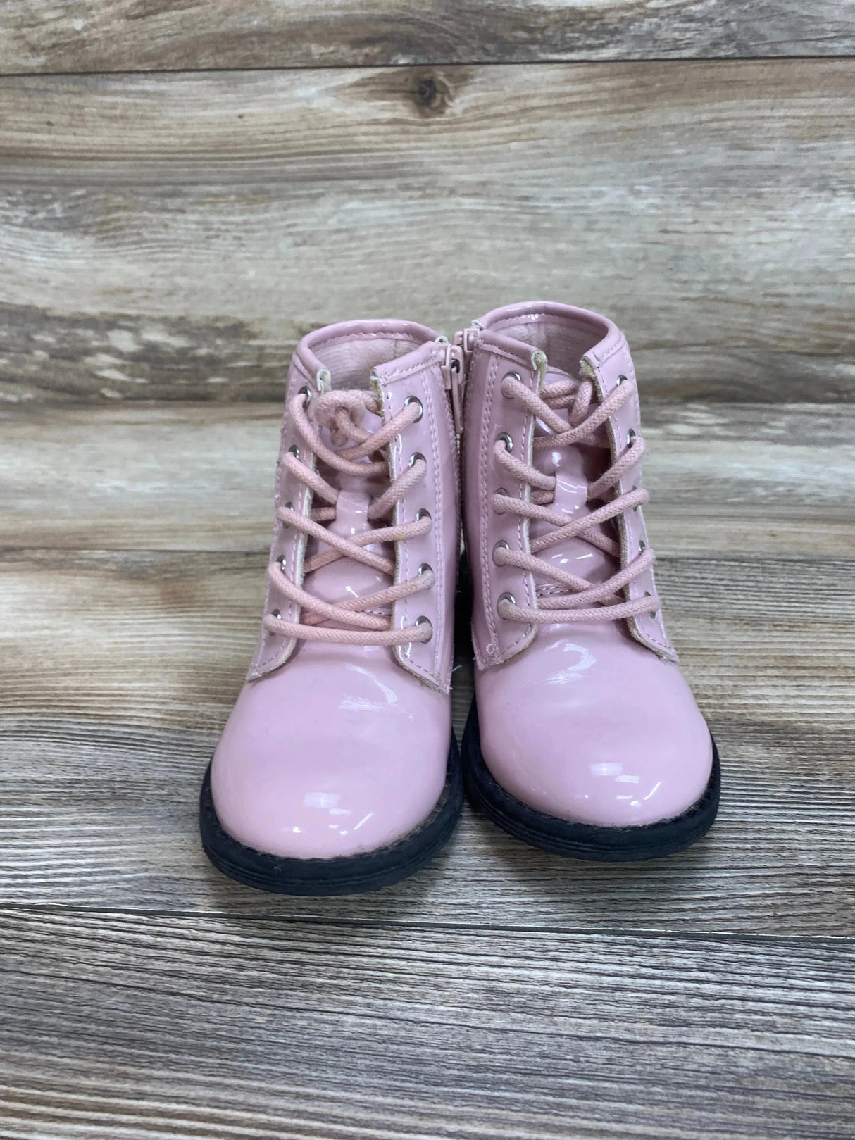 Children's Place Glitter Rainbow Boots Pink sz 8c