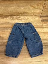 Old Navy Barrel Leg Jeans Blue sz 3-6m
