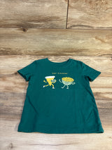 Cat & Jack Say Cheese Shirt Green sz 5T