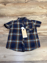 Nomad Plaid Button Up Shirt Blue sz 3T