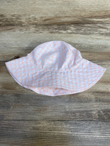 Janie & Jack Pink Gingham Seersucker Bucket Hat