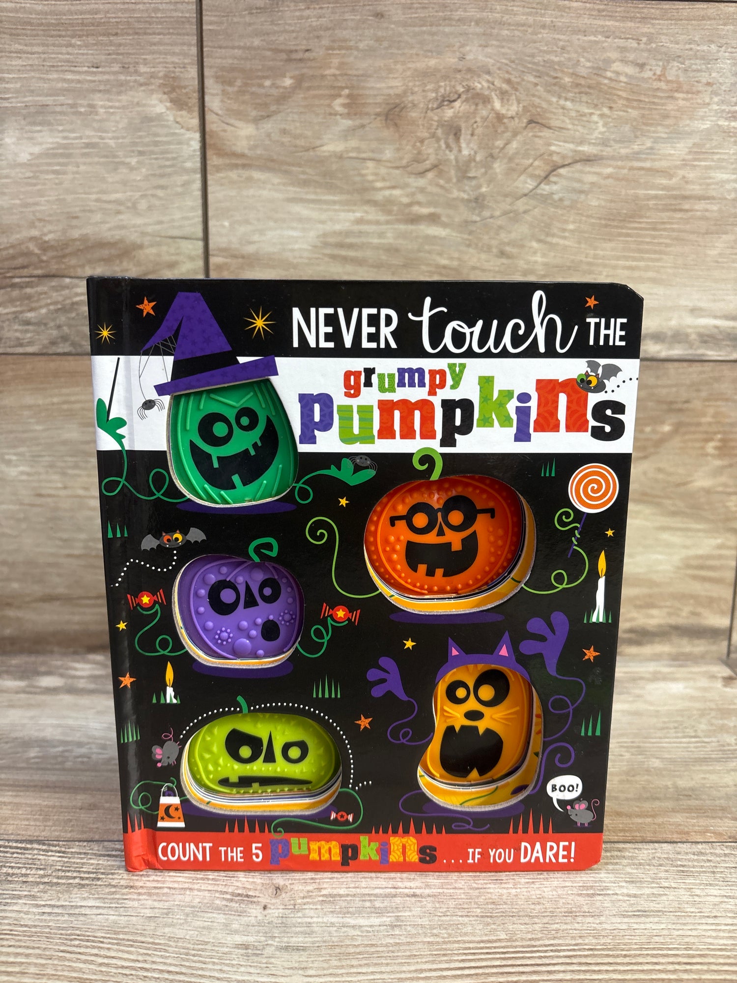 Never Touch the Grumpy Pumpkins Board Book
