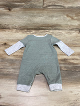 Lucky Brand Logo Coverall Green sz 0-3m