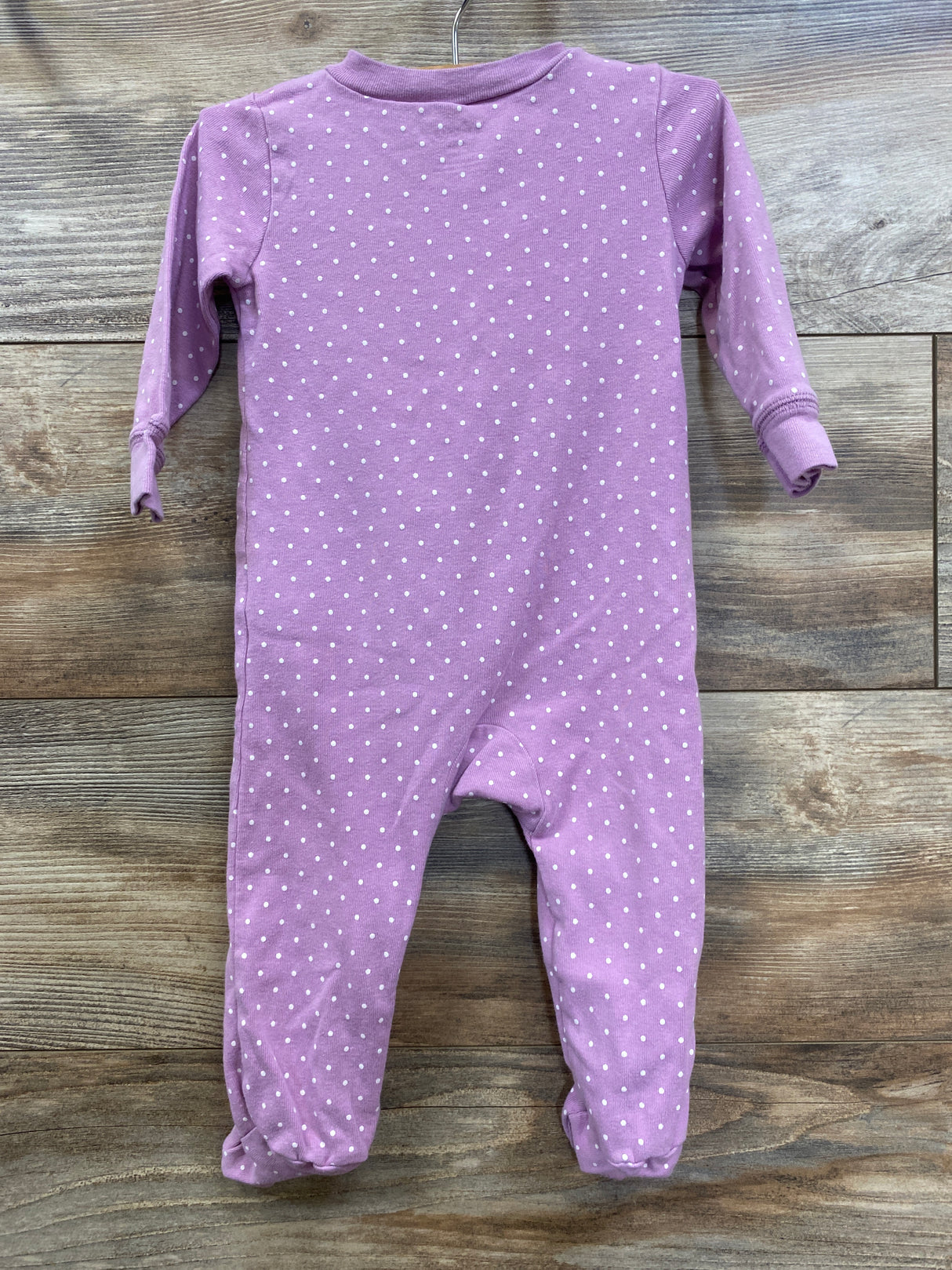 Carter's Polka Dot Sleeper Lilac sz 9m
