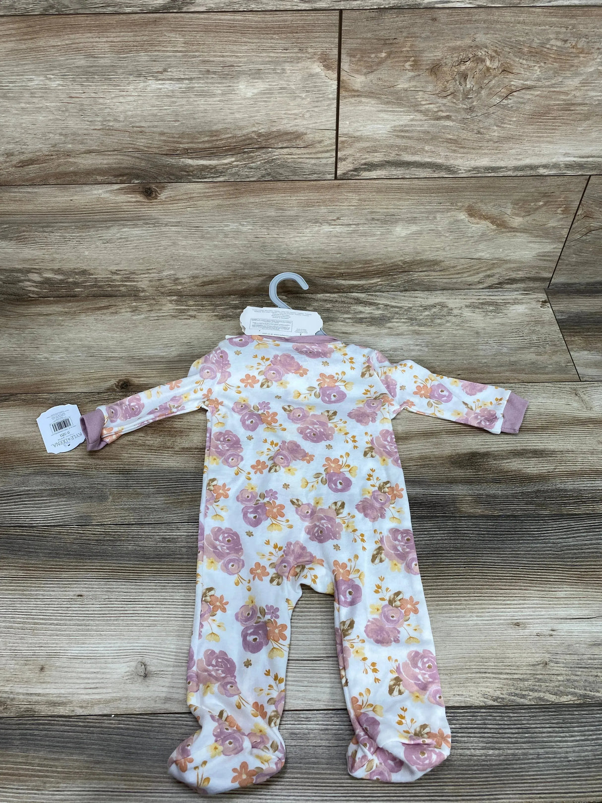 NEW Kyle & Deena 2pc Floral Sleeper & Headband White sz 0-3m