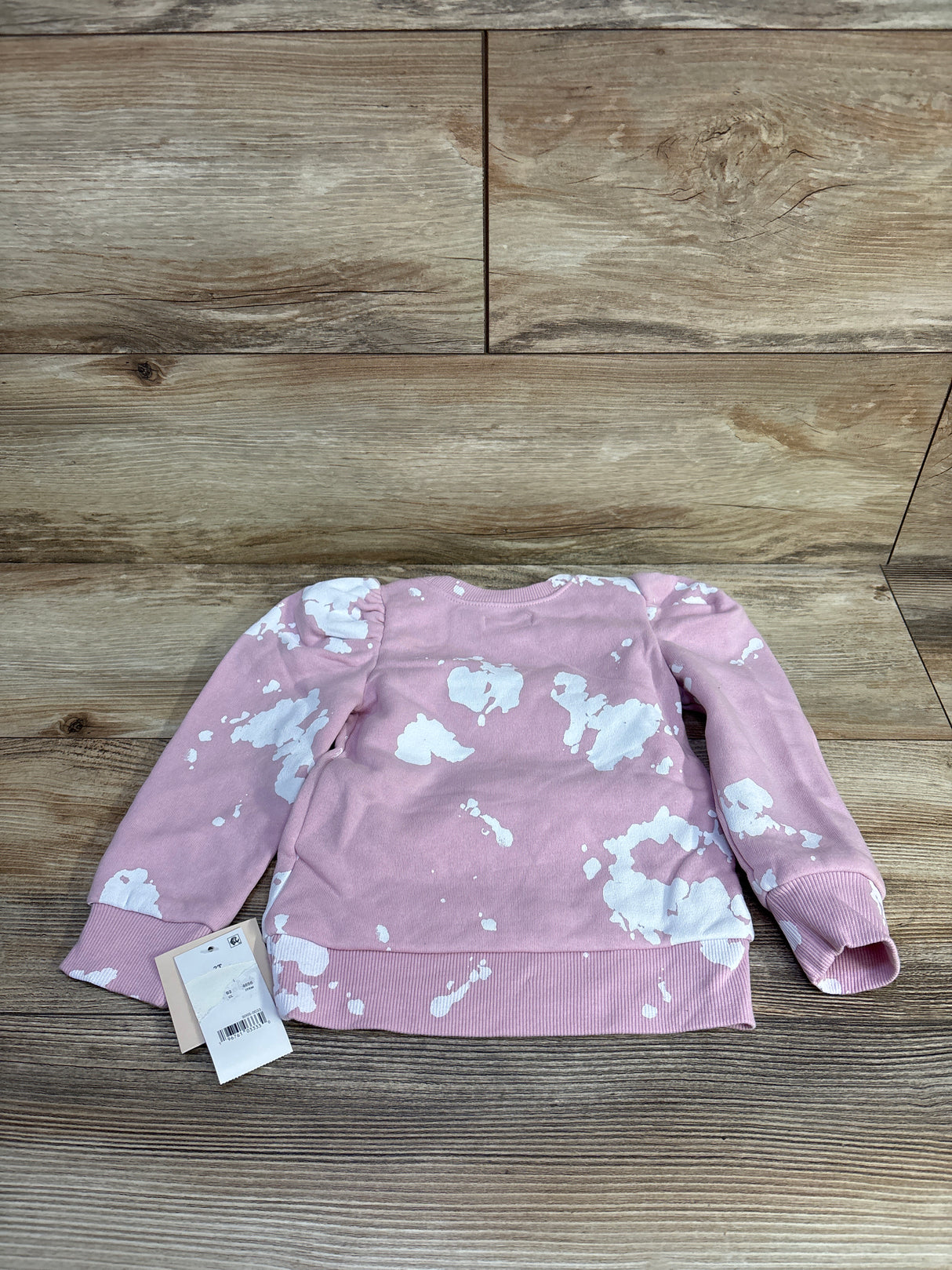 NEW Grayson Mini Puff Sleeve Sweatshirt Pink sz 2T