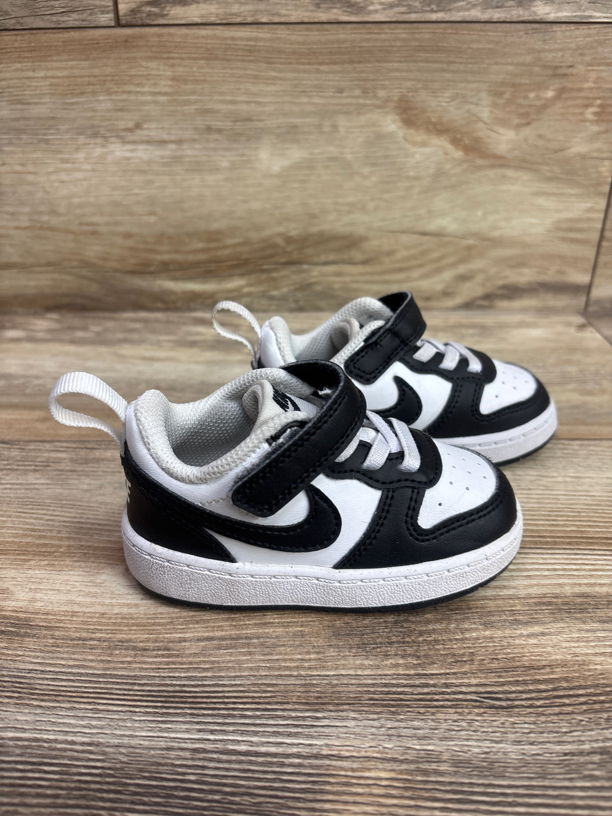 Nike Court Borough Low Recraft TD 'Black White' Sneakers sz 5c