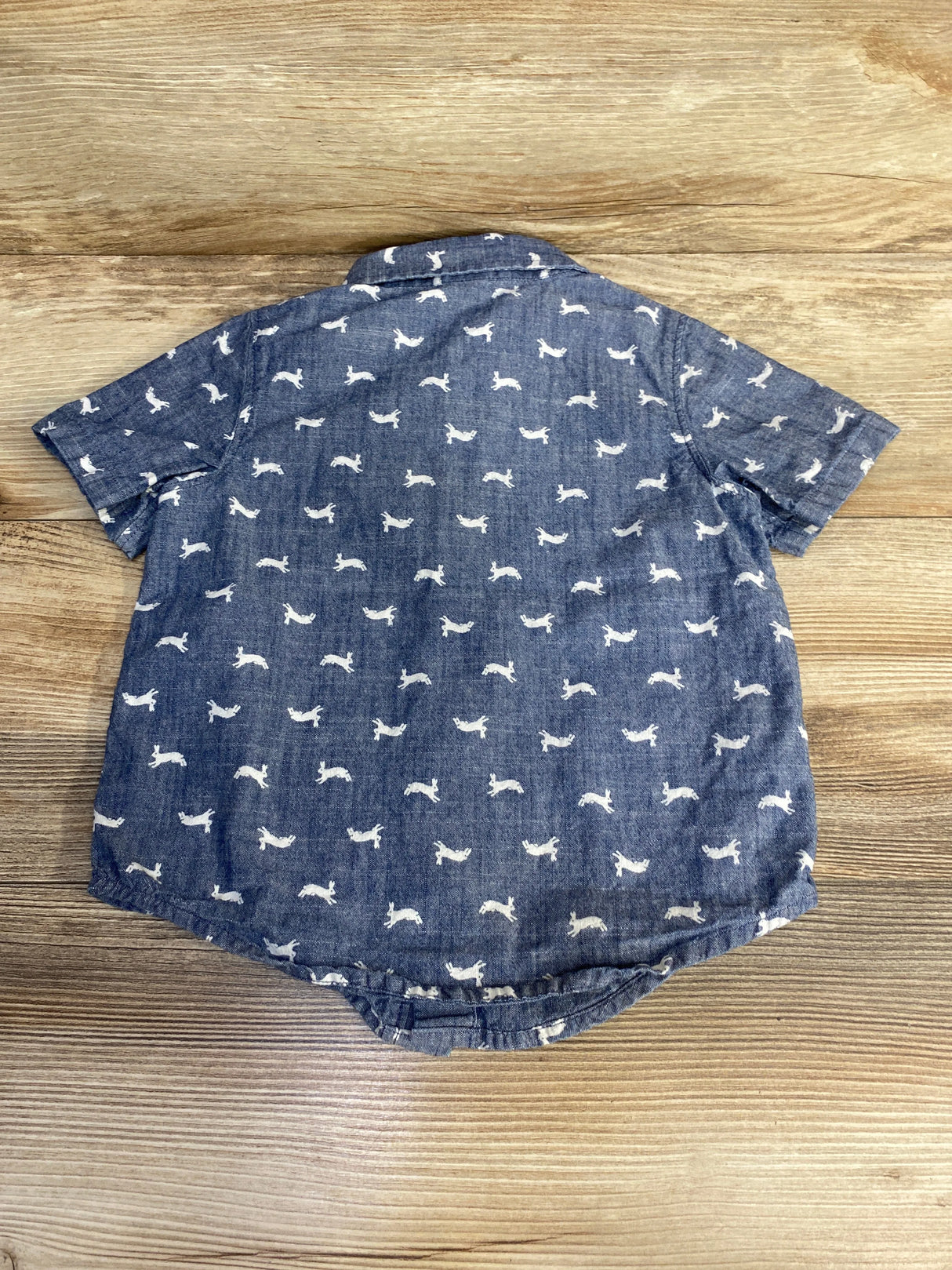 Old Navy Chambray Button-Up Shirt Blue sz 3T