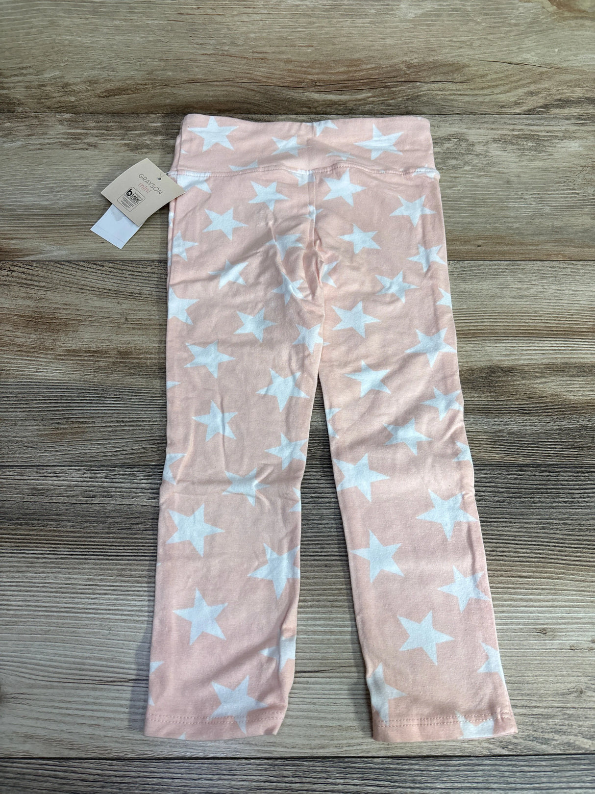 NEW Grayson Mini Star Print Leggings Pink sz 4T