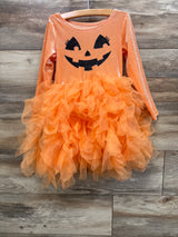 Mad Engine Girl's Halloween Jack-o'-lantern Tulle Dress Orange sz 3T