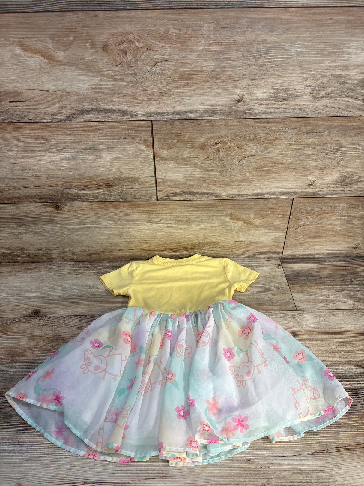 Peppa Pig Tulle Dress Yellow sz 2T