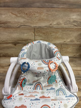 Fisher Price Sit-Me-Up Floor Seat in Rainbow Showers