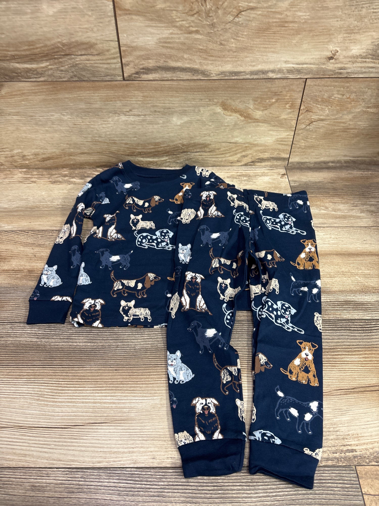 Member's Mark 2pc Pajama Set Navy sz 2T