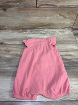 Carter's Button-Front Ribbed Shortie Romper Pink sz 18m