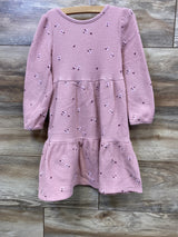 Cat & Jack Floral Waffle Knit Dress Pink sz 4T
