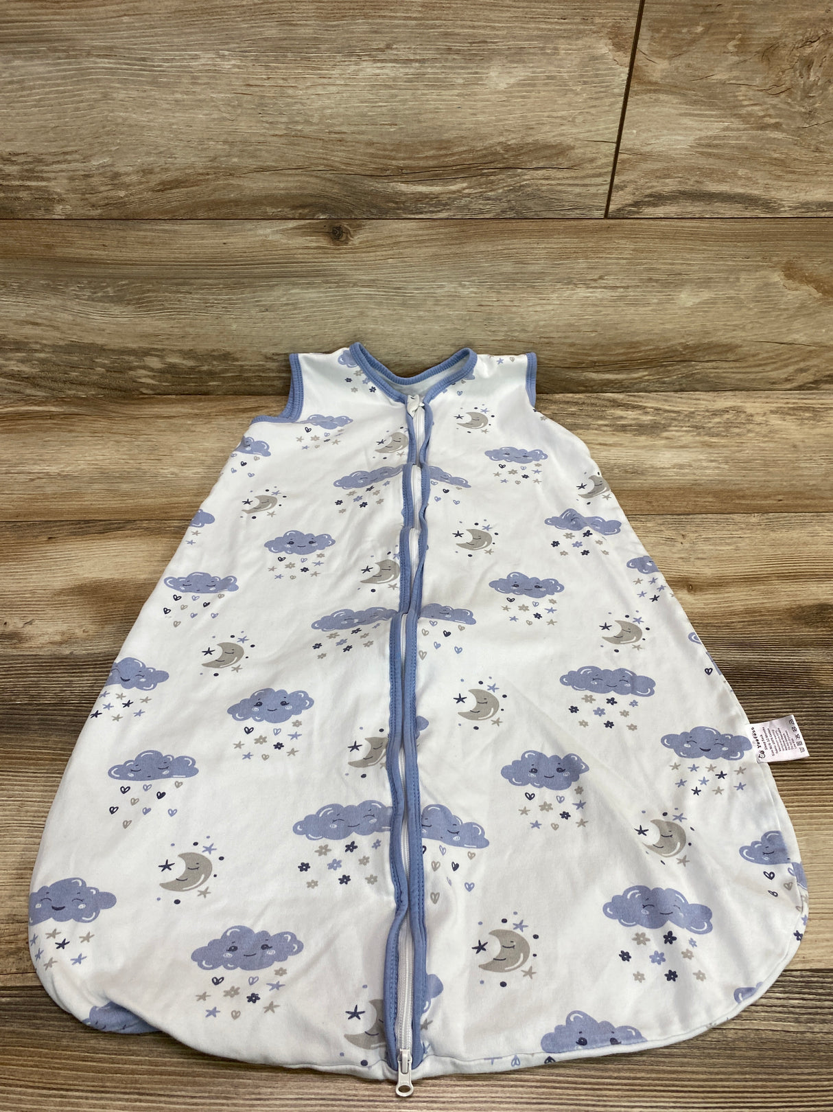 Yoofoss Cloud Print  Sleep Sack White sz 6-12m