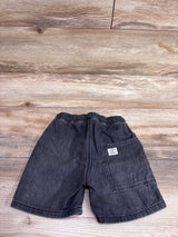 Zara Drawstring Denim Shorts Grey sz 5T