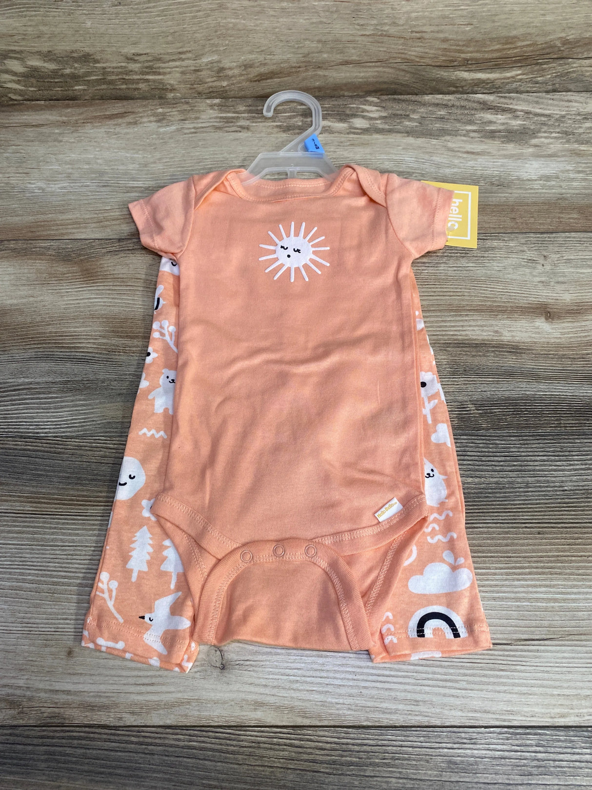 NEW Hello Bello 2pc Bodysuit & Pants Pink sz 3-6m