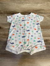 Carter's Sea Animals Shortie Romper White sz 18m