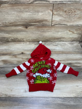 The Grinch Hooded Christmas Sweater sz 3-6m