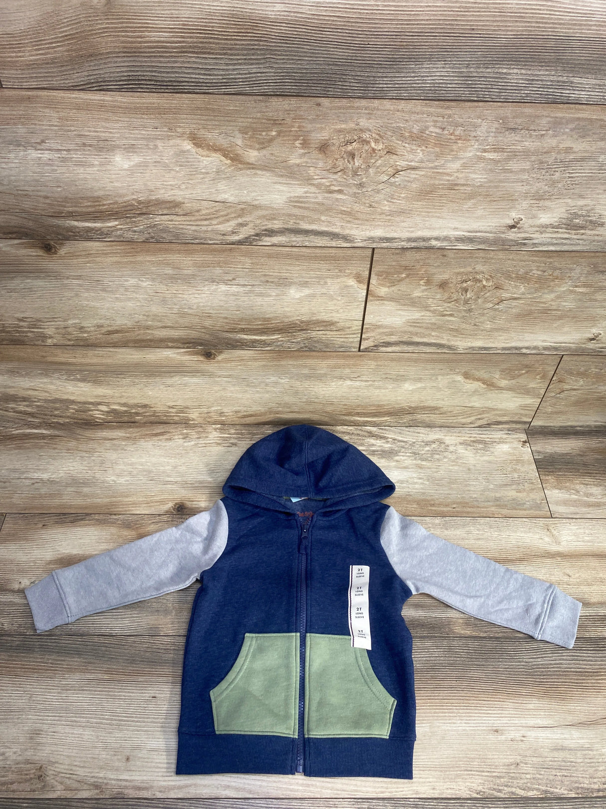 NEW Cat & Jack Full Zip Hoodie Navy sz 2T