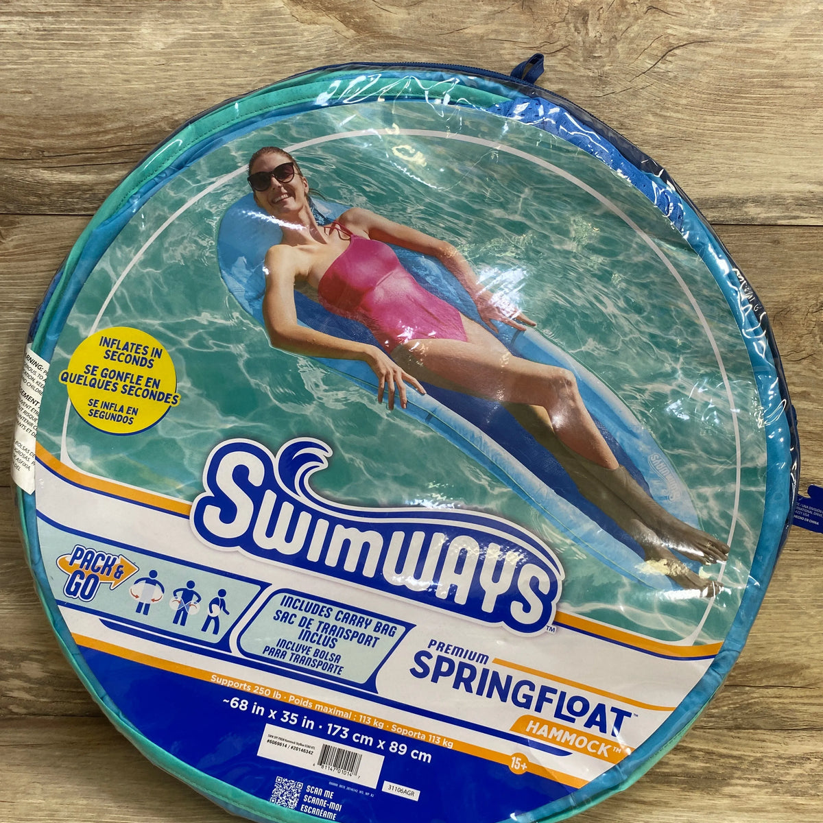 NEW SwimWays Spring Float Premium Hammock Pool Lounger – Me n Mommy To Be
