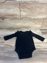 Cat & Jack Long Sleeve Bodysuit Black sz 3-6m