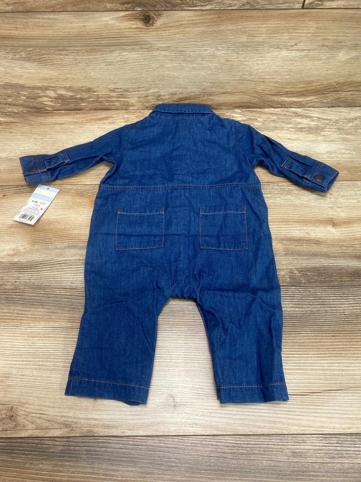 NEW Cat & Jack Chambray Jumpsuit Blue sz 0-3m