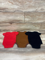 Star Wars 3pk Bodysuits Black sz 3-6m