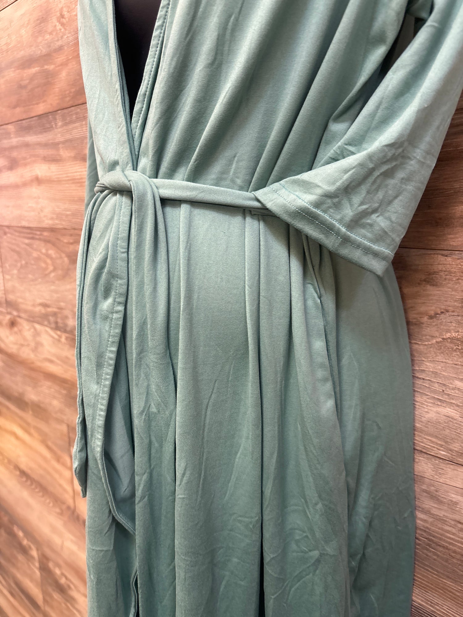 Ekouaer Maternity Robe Green sz Small