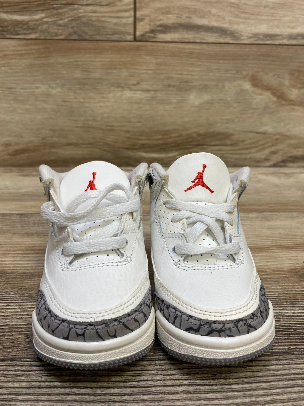 Air Jordan 3 Retro TD 'White Cement Reimagined', White sz 5c